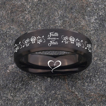 Load image into Gallery viewer, 🔥 FAITH OVER FEAR RING - CLEARANCE ⚡️ LIMITED STOCK!!! 🔥