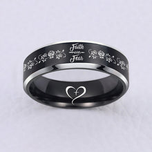 Load image into Gallery viewer, FAITH OVER FEAR RING 😍 60% OFF 🎁 FREE BRACELET W/PURCH ⭐️⭐️⭐️⭐️⭐️ REVIEWS