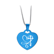 Load image into Gallery viewer, HEARTCROSS NECKLACE 😍 60% OFF ⭐️⭐️⭐️⭐️⭐️ REVIEWS