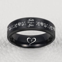 Load image into Gallery viewer, FAITH OVER FEAR 😍 DESIGNER RING ❤️ 70% OFF ⭐⭐⭐⭐⭐ REVIEWS