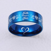 Load image into Gallery viewer, FAITH OVER FEAR 😍 DESIGNER RING ❤️ 70% OFF ⭐⭐⭐⭐⭐ REVIEWS
