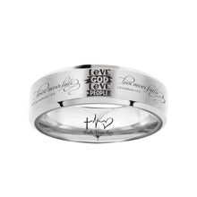 Load image into Gallery viewer, LOVE GOD-LOVE PEOPLE 🥰 DESIGNER RING 😍 70% OFF ⭐⭐⭐⭐⭐ REVIEWS