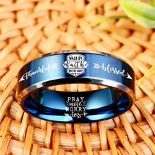 Load image into Gallery viewer, WALK BY FAITH ✝️ DESIGNER RING - 60% OFF 😍 FREE BRACELET W/PURCH ⭐️⭐️⭐️⭐️⭐️ REVIEWS
