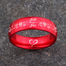 Load image into Gallery viewer, 🔥 FAITH OVER FEAR RING - CLEARANCE ⚡️ LIMITED STOCK!!! 🔥