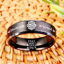 Load image into Gallery viewer, WALK BY FAITH ✝️ DESIGNER RING - 60% OFF 😍 FREE BRACELET W/PURCH ⭐️⭐️⭐️⭐️⭐️ REVIEWS
