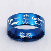 Load image into Gallery viewer, I MISS YOU ❤️ KEEPSAKE RING - 60% OFF 😍 PERSONALIZE IT FOR FREE ⭐⭐⭐⭐⭐ REVIEWS