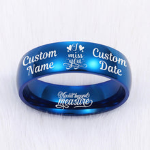Load image into Gallery viewer, I MISS YOU ❤️ KEEPSAKE RING - 60% OFF 😍 PERSONALIZE IT FOR FREE ⭐⭐⭐⭐⭐ REVIEWS