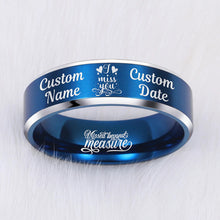 Load image into Gallery viewer, I MISS YOU ❤️ KEEPSAKE RING - 60% OFF 😍 PERSONALIZE IT FOR FREE ⭐⭐⭐⭐⭐ REVIEWS