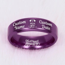 Load image into Gallery viewer, I MISS YOU ❤️ KEEPSAKE RING - 60% OFF 😍 PERSONALIZE IT FOR FREE ⭐⭐⭐⭐⭐ REVIEWS