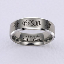 Load image into Gallery viewer, BE STILL RING 🥰 60% OFF 💖  FREE BRACELET W/PURCH ⭐️⭐️⭐️⭐️⭐️ REVIEWS
