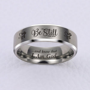 BE STILL RING 🥰 60% OFF 💖  FREE BRACELET W/PURCH ⭐️⭐️⭐️⭐️⭐️ REVIEWS