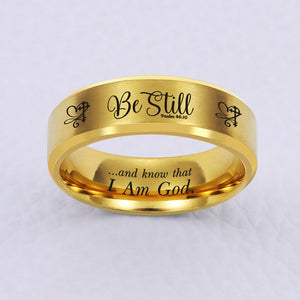BE STILL RING 🥰 60% OFF 💖  FREE BRACELET W/PURCH ⭐️⭐️⭐️⭐️⭐️ REVIEWS