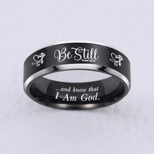 Load image into Gallery viewer, BE STILL RING 🥰 60% OFF 💖  FREE BRACELET W/PURCH ⭐️⭐️⭐️⭐️⭐️ REVIEWS
