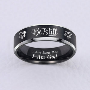 BE STILL RING 🥰 60% OFF 💖  FREE BRACELET W/PURCH ⭐️⭐️⭐️⭐️⭐️ REVIEWS