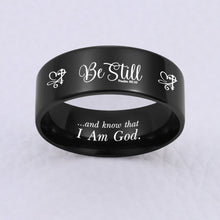 Load image into Gallery viewer, BE STILL RING 🥰 60% OFF 💖  FREE BRACELET W/PURCH ⭐️⭐️⭐️⭐️⭐️ REVIEWS

