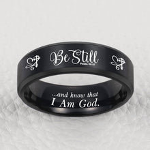 Load image into Gallery viewer, BE STILL RING 🥰 60% OFF 💖  FREE BRACELET W/PURCH ⭐️⭐️⭐️⭐️⭐️ REVIEWS
