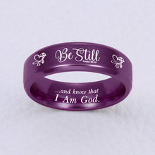 Load image into Gallery viewer, BE STILL RING 🥰 60% OFF 💖  FREE BRACELET W/PURCH ⭐️⭐️⭐️⭐️⭐️ REVIEWS
