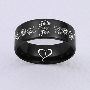 FAITH OVER FEAR 😍 DESIGNER RING ❤️ 70% OFF ⭐⭐⭐⭐⭐ REVIEWS