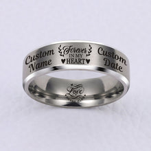 Load image into Gallery viewer, WOW! SAVE $80 😍 MEMORIAL KEEPSAKE RING ❤️ FREE BRACELET W/PURCHASE!!!
