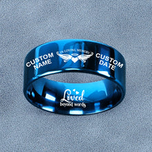Load image into Gallery viewer, IN LOVING MEMORY ❤️ KEEPSAKE RING - 60% OFF 😍 PERSONALIZE IT FOR FREE ⭐⭐⭐⭐⭐ REVIEWS
